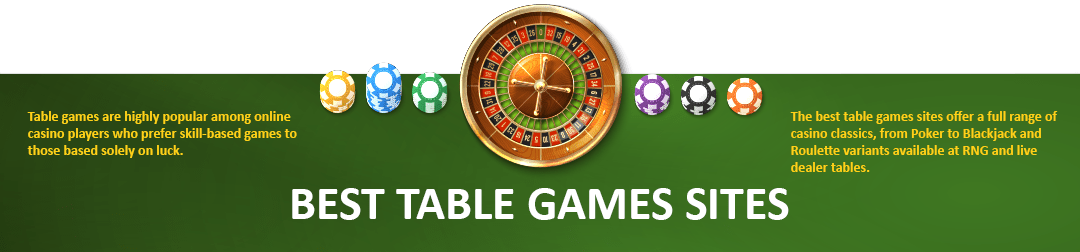 best table games sites