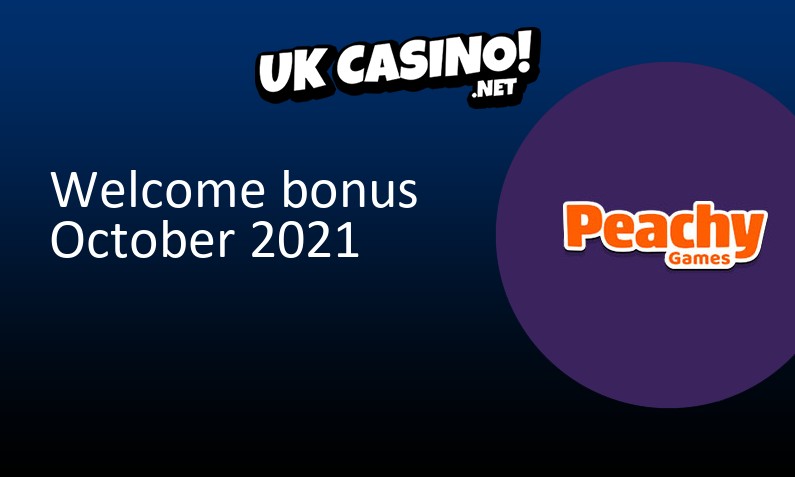 Latest Peachy Games UK bonus October 2021, 20 bonus spins
