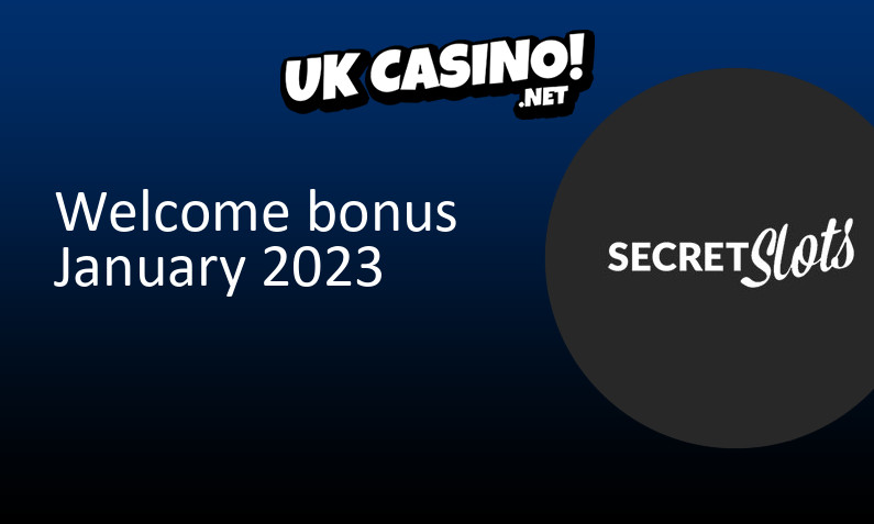 Latest Secret Slots Casino bonus for UK players, 100 bonus spins