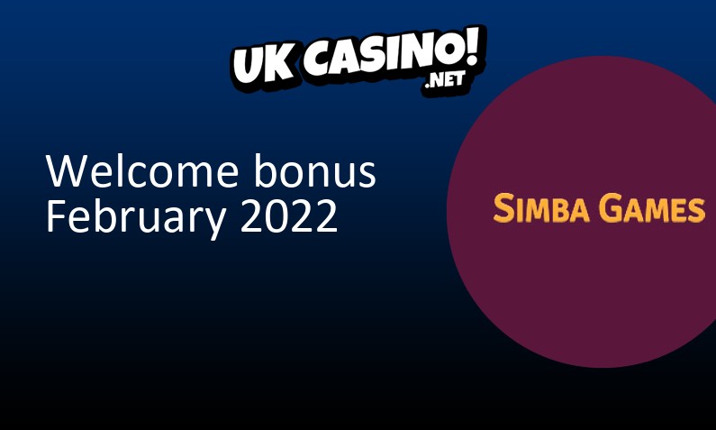 Latest SimbaGames bonus for UK players, 25 bonus spins