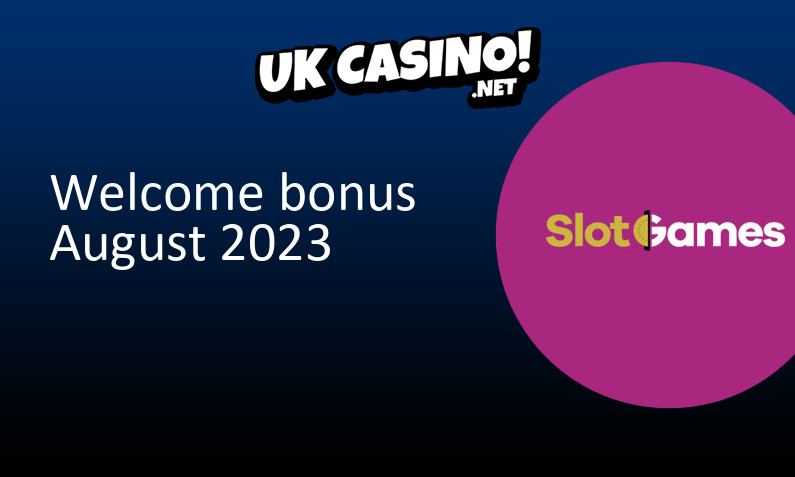 Latest SlotGames bonus for UK players August 2023, 500 bonus spins