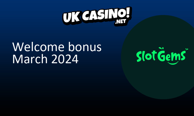 Latest SlotGems bonus for UK players