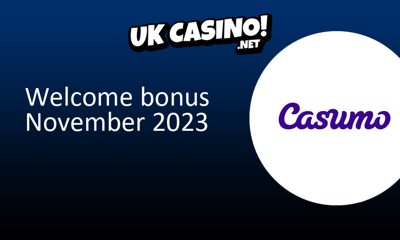 Latest UK bonus from Casumo, 20 bonus spins