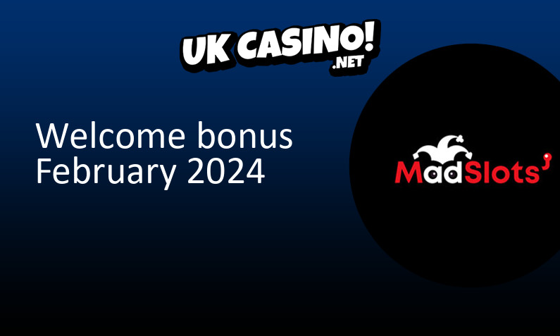Latest UK bonus from MadSlots February 2024, 300 bonus spins