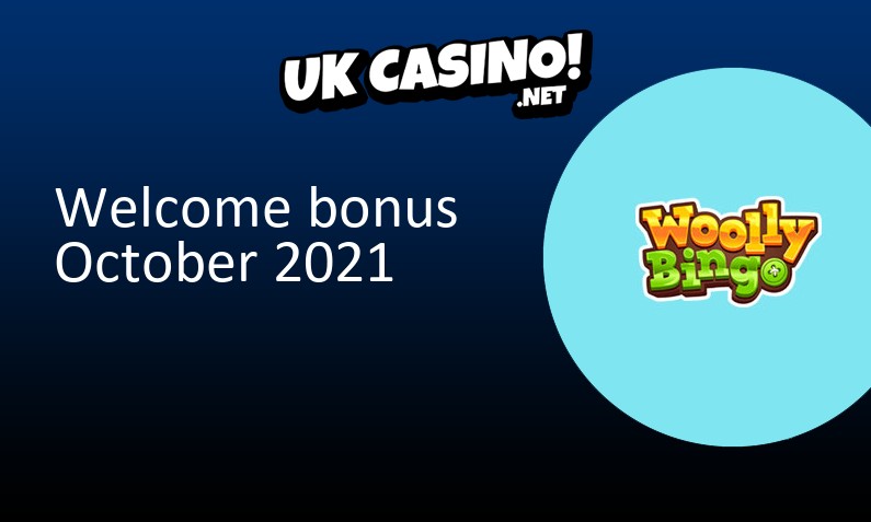 Latest UK bonus from Woolly Bingo October 2021, 20 bonus spins