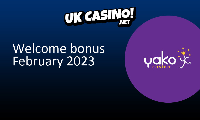 Latest UK bonus from Yako Casino February 2023, 99 bonus spins