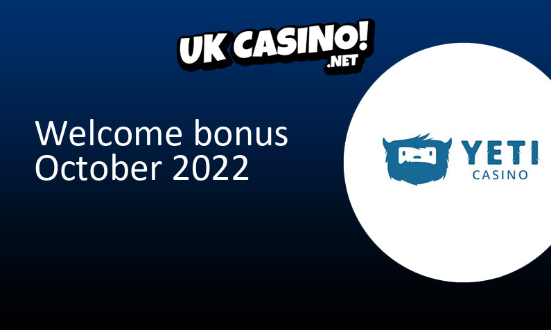 Latest UK bonus from Yeti Casino October 2022, 77 bonus spins