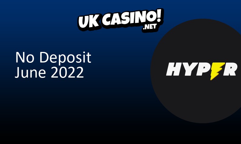 Latest UK no deposit bonus from Hyper Casino, 5 bonus spins