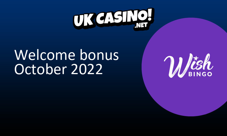 Latest Wish Bingo bonus for UK players