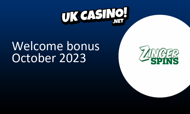 Latest Zinger Spins Casino UK bonus October 2023, 25 bonus spins